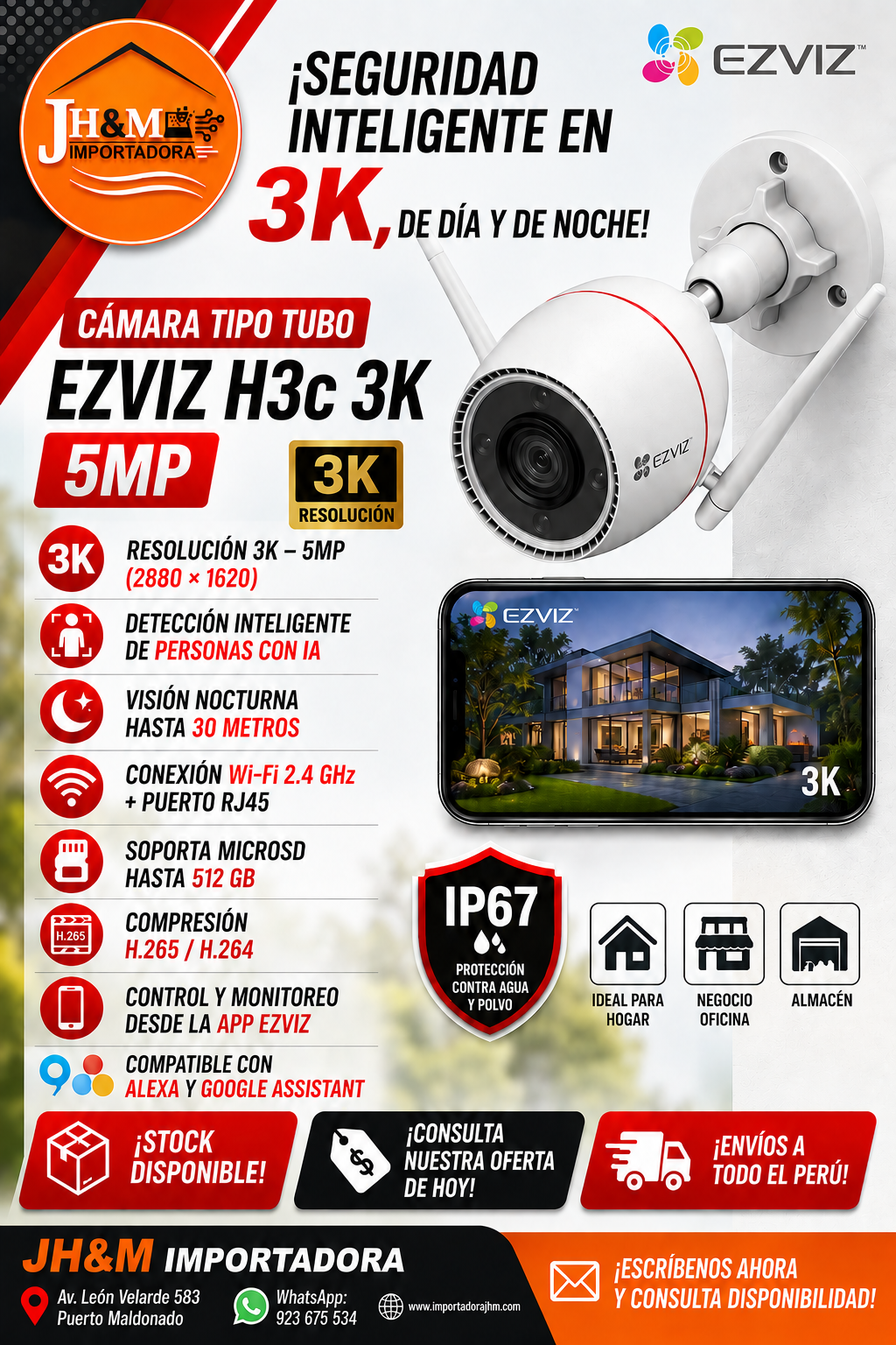 EZVIZ H3C 3K 5MP