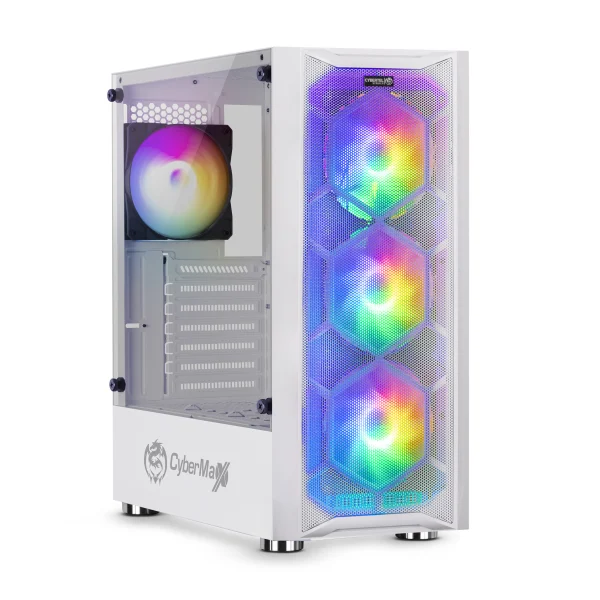 CASE GAMER CYBERTEL STRIKER WHITE CBX5013W, BLANCO
