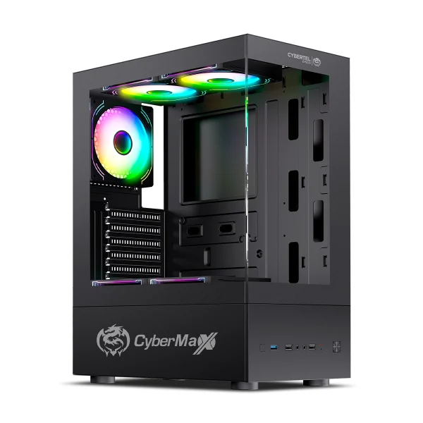 CASE GAMER CYBERTEL EPICO CBX 5008R NEGRO