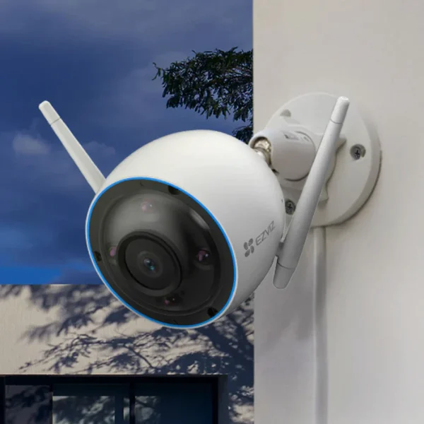 CAMARA EZVIZ TUBO EXTERIOR CS-H3-R100-AZUL 3MP WIFI 2.4GHZ SONIDO VISION NOCTURNA