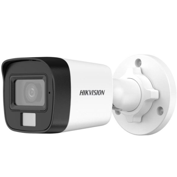 CAMARA HIKVISION DS-2CE16K0T-LPFS Tubo 5MP 3K Exterior Smart Hybrid Light IR 25M 2.8MM C/Audio