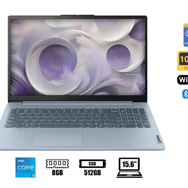LAPTOP LENOVO IDEAPAD SLIM 3 15IAN8 15.6" FHD TN CORE i3-N305 1.8 / 3.8GHz, 8GB LPDDR5-4800MT/s