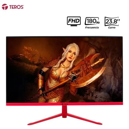 MONITOR GAMER TEROS TE-2473G , 23.8" FHD VA CURVO, 180Hz, HDMI, DP