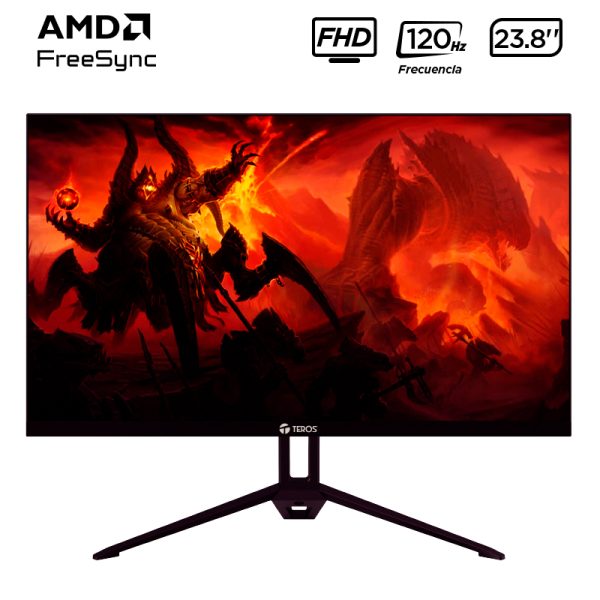MONITOR TEROS TE-2415S PLANO, 23.8" FHD IPS, 120Hz, HDMI, DP