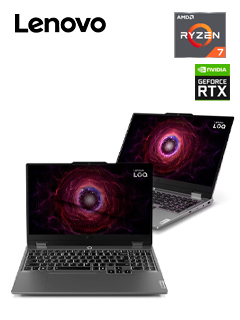 LAPTOP GAMER LENOVO LOQ 15ARP9, 15.6", FHD IPS, AMD RYZEN 7-7435HS 4.5GHz, 24GB DDR5-4800MT/s RTX 4050 6GB