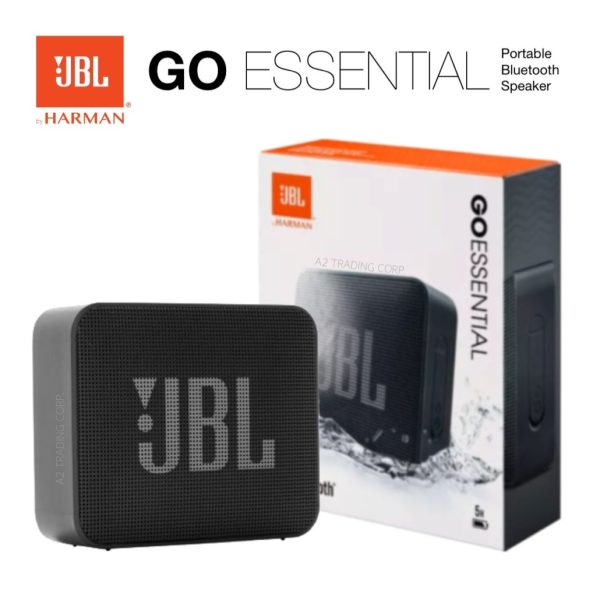 PARLANTE JBL GO ESSENTIAL BLUETOOTH, POTENCIA 3.1W, CERTIFICACION IPX7, HASTA 5 HORAS DE REPRODUCCION, COLOR NEGRO