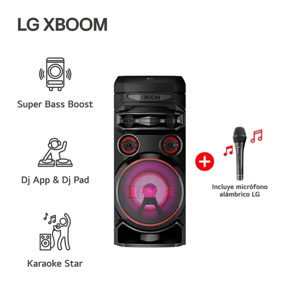EQUIPO DE SONIDO LG XBOOM RNC7 MULTI-BLUETOOTH KARAOKE STAR