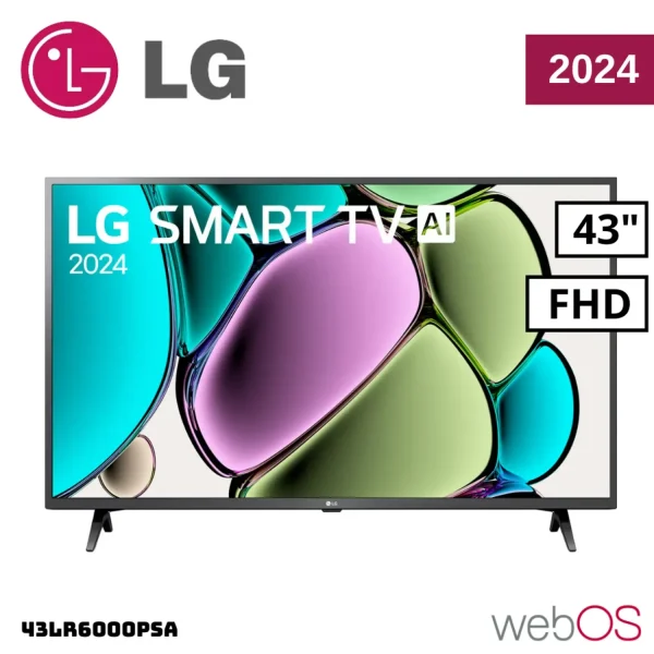 TELEVISOR LG SMART 43LR6000PSA 2024 TV FHD 43", THINQ AI WEBOS