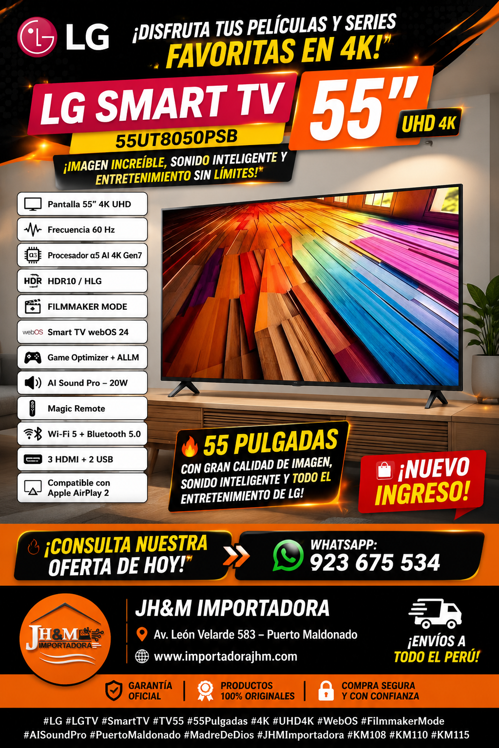 LG 55 55UT8050PSB