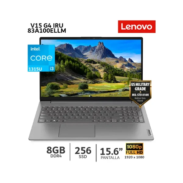 LAPTOP LENOVO V15 G4 IRU, 15.6" FHD TN, CORE I3 1335U 1.2 GHz/ 4.5GHz, 8GB RAM DDR4-3200MT/s, 265GB SSD