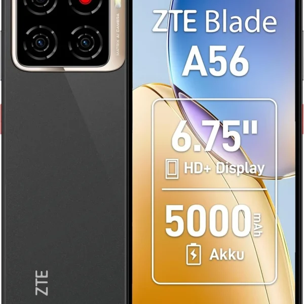CELULAR ZTE BLADE A56 Pro 6.75" FHD 90hz, 12GB RAM (4GB + 8GB VIRTUAL) 128GB ROM, BATERIA 5000 mAh
