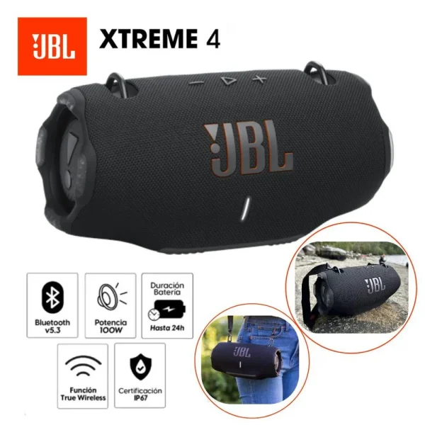 PARLANTE JBL XTREME 4 BLUETOOTH, EXTRA BASS PRO IP67