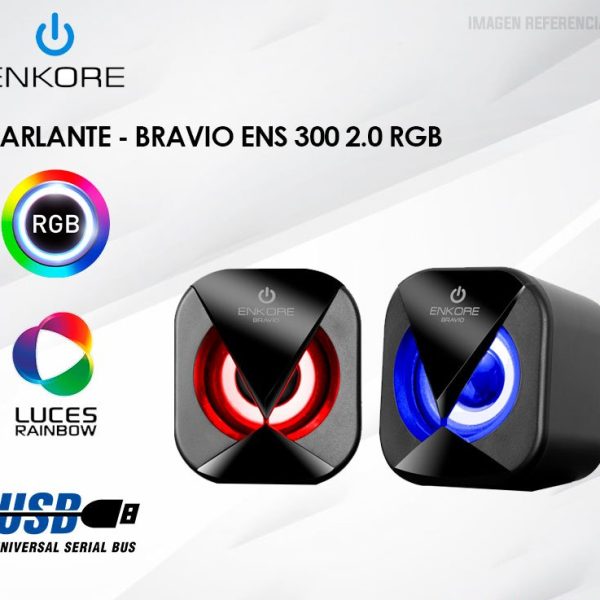 PARLANTE ENKORE BRAVIO ENS 300 RGB 2"