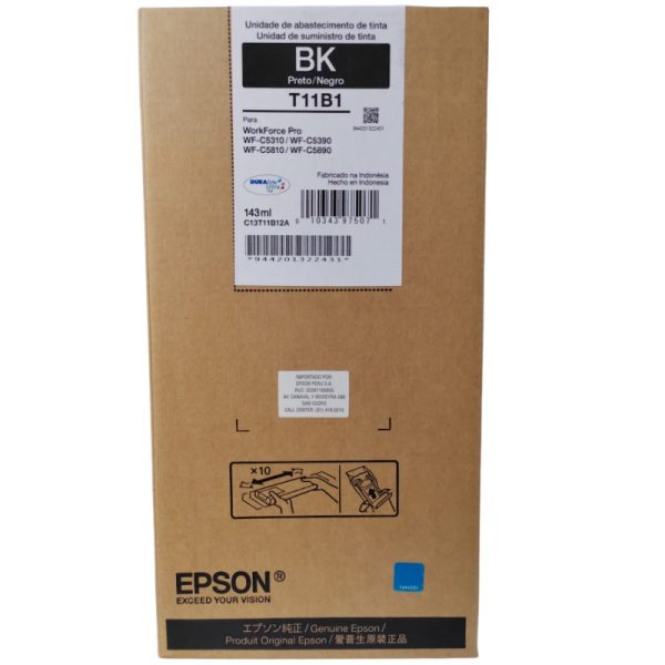 TINTA EPSON WORKFORCE PRO WF-C5810 COLOR NEGRO