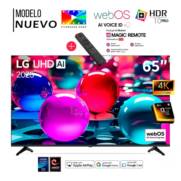 TELEVISOR LG 65" 65UA7300PSB UHD AI SMART TV 4K