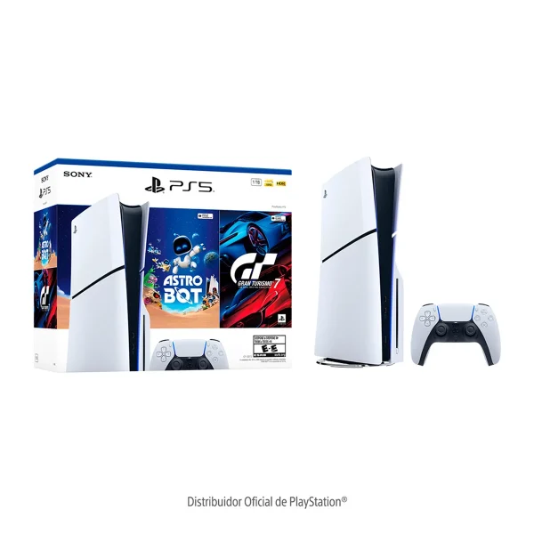 PlayStation 5 Slim con lectora Sony Astro Bot + Gran Turismo 7