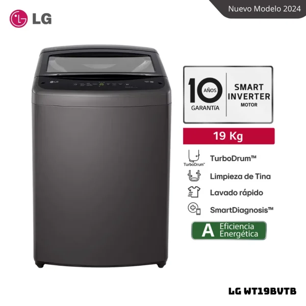 LAVADORA LG 19 KG WT19BVTB