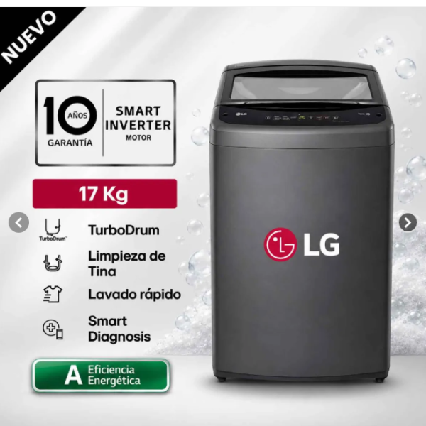 LAVADORA LG WT17BVTB