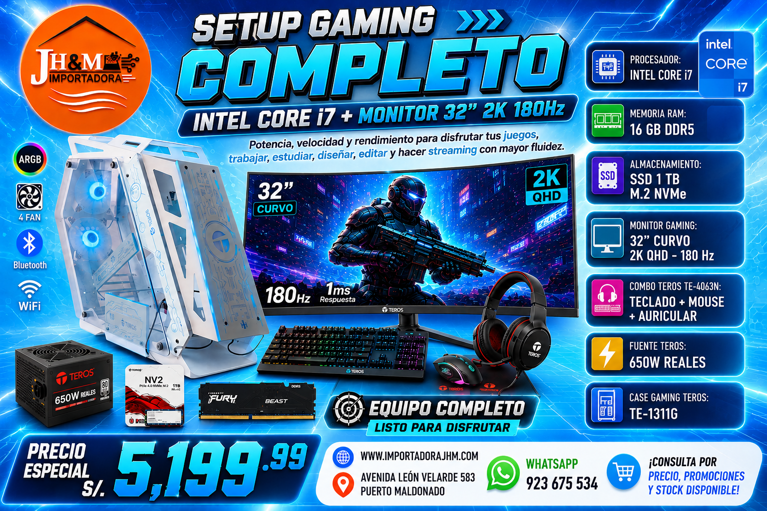 COMP. GAMING CORI i7