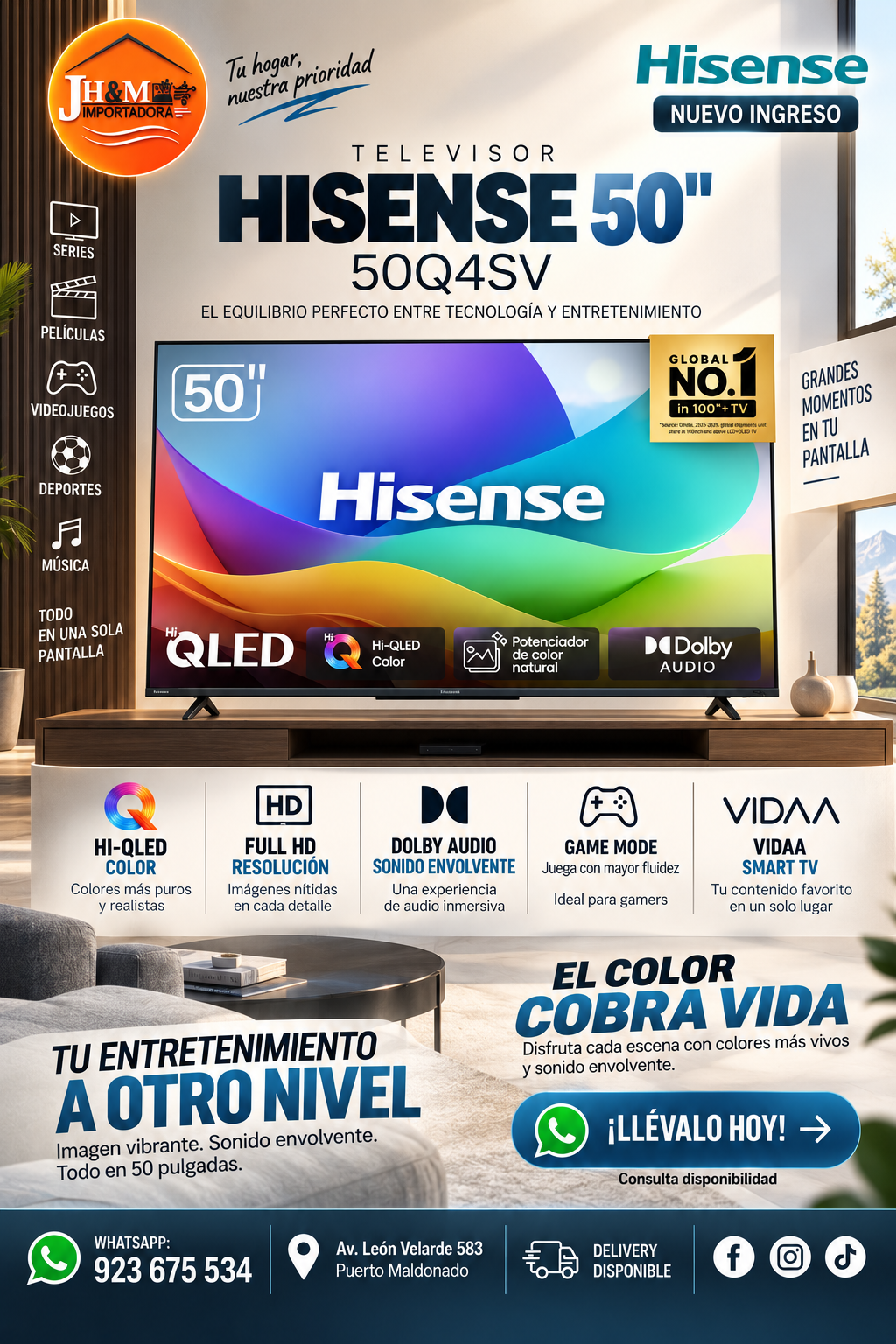 HISENSE 50 50Q4SV