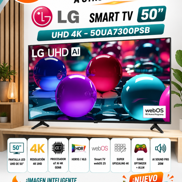 TELEVISOR LG 50 "50UA7300PSB  4K UHD