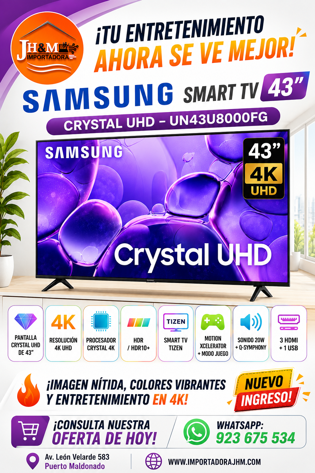 SAMSUNG 43 UN438000FG