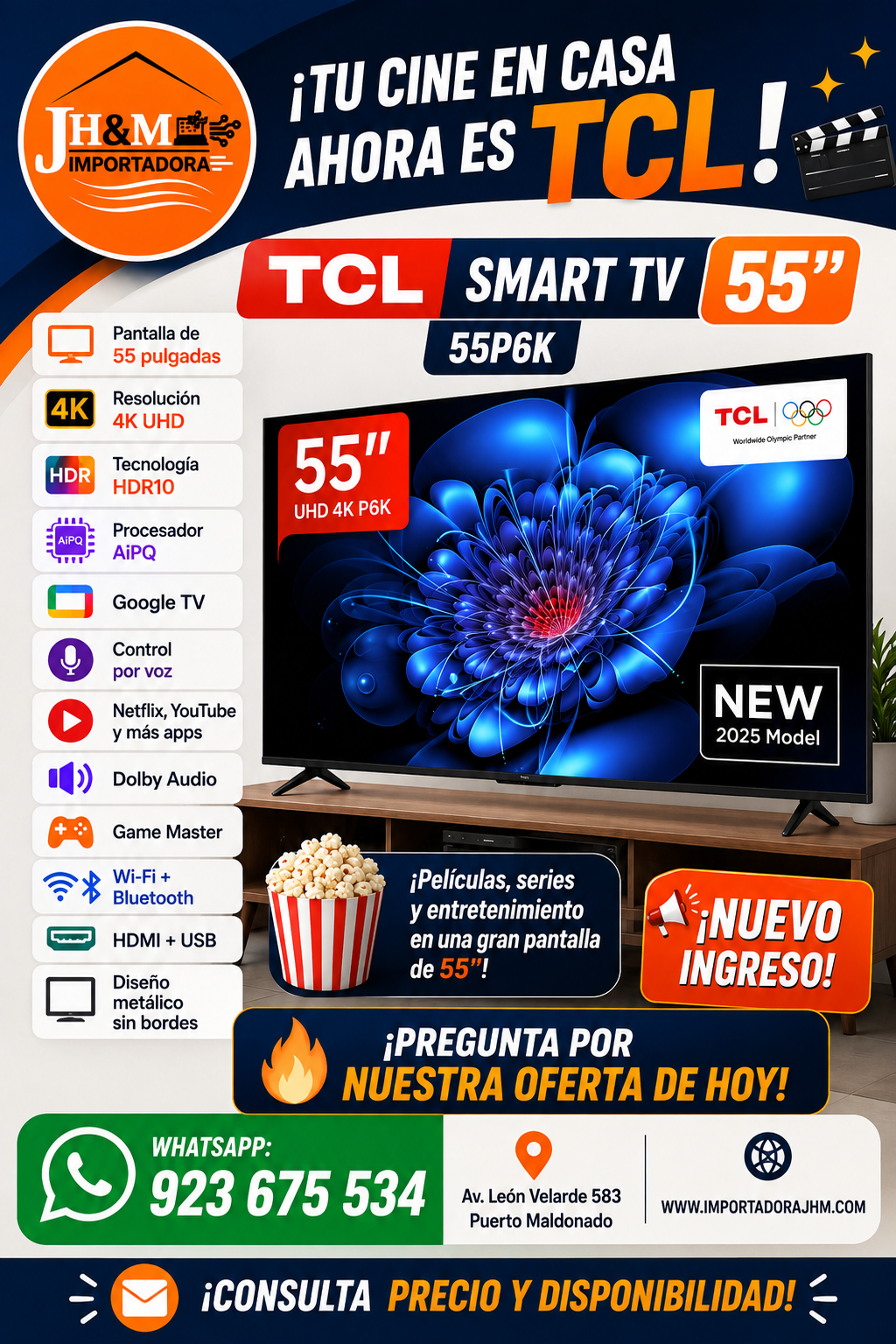 TCL 55 ”55P6K