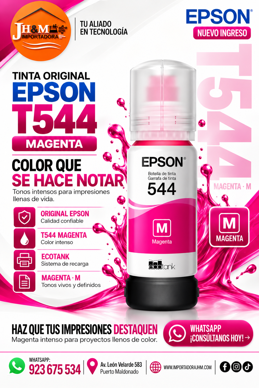 EPSON T544 MAGENTA